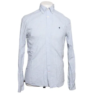 Buttondown-skjorta (Blå) från Morris Bomull