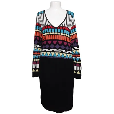 Klänning (Svart, Flerfärgad) från Bodyflirt Viskos