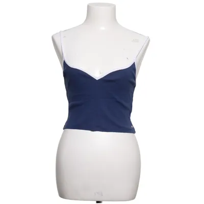 Crop top (Blå, Hvid) fra Pacific Republic Pull & Bear Bomuld, Elastan