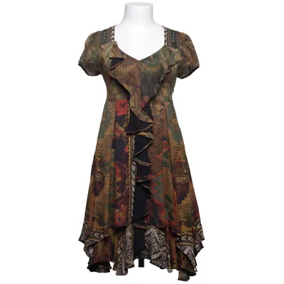 Kleid (Braun, Grün, Mehrfarbig) von Etro Seide