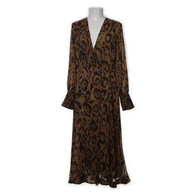 Långklänning (Brun, Svart, Flerfärgad) från H&M Polyester