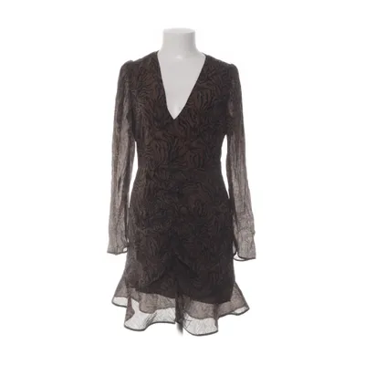 Jurk (Bruin, Zwart) van Envii Polyamide, Polyester, Viscose