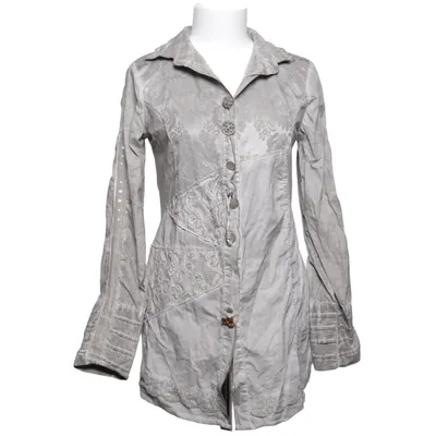 Bluse (Grau) von Prio Elisa Cavaletti Baumwolle, Elasthan, Polyester