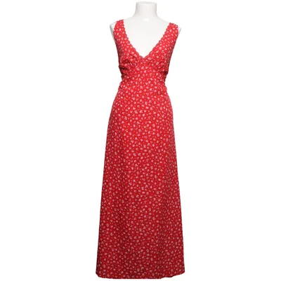 Långklänning (Röd, Vit) från Monki Polyester