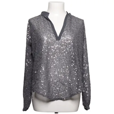Blus (Grå, Silverfärgad) från Line of Oslo Polyester