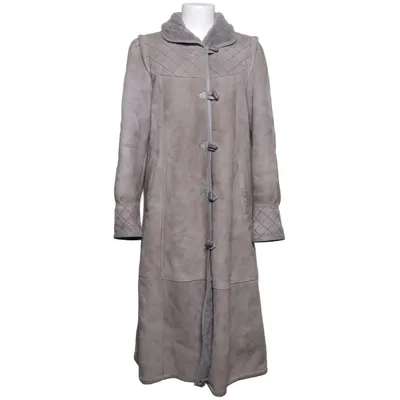 Shearling Jacke (Grau) von Kestilä Leder