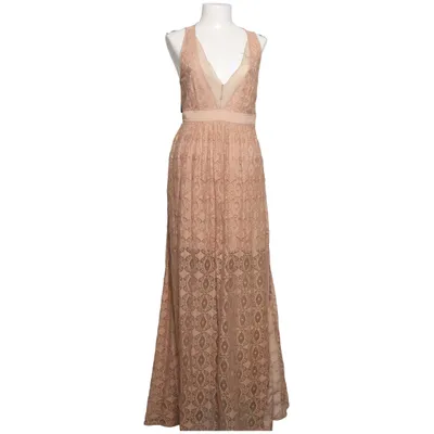 Maxikjole (Beige) fra Atos Lombardini Bomuld, Polyamid, Polyester, Viscose