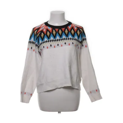 Tröja (Vit, Flerfärgad) från Moods of Norway Alpackaull, Kashmir, Bomull, Viskos