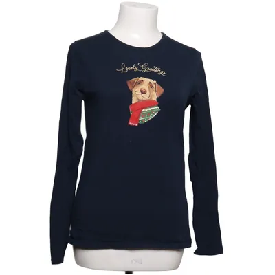 T-shirt à manches longues (Bleu) de Charles Robertson Élasthane, Coton biologique