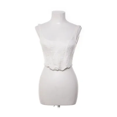 Crop top (White) from H&M Trend Cotton, Polyamide, Viscose