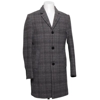 Manteau (Gris, Multicolore) de H&M Man Laine, Polyester, Polyamide, Acrylique