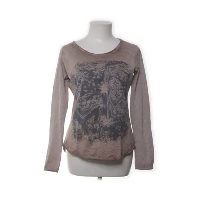 Långärmad t-shirt (Beige, Flerfärgad) från Please Bomull