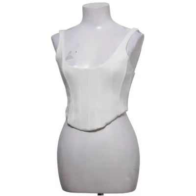 Crop top (Vit) från H&M x Brock Collection Bomull