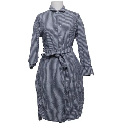 Shirt dress (Blue, White) from Uniqlo Cotton