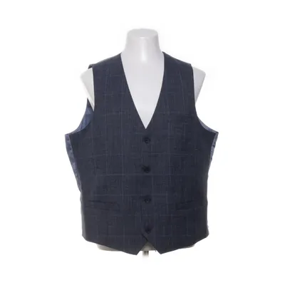 Suit vest (Blue) from Bruun & Stengade Linen, Polyester, Wool