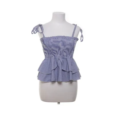 Tank Top (Blue, White) from Meet x Tiger Elastane, Polyester