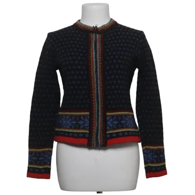 Cardigan (Black, Blue, Multicolored) from KappAhl Polyamide, Wool