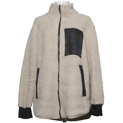 Fleece jacket (Beige, Black) from The Black Label Collection Lager 157 Polyester