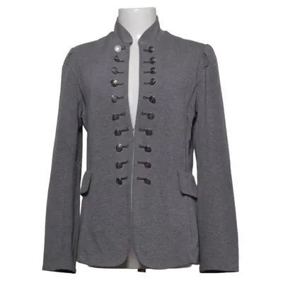 Jacke (Grau) von Chica London Baumwolle, Elasthan