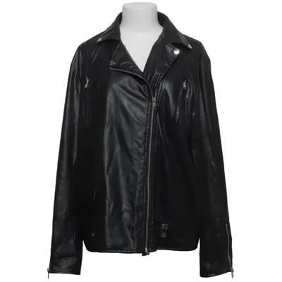 Veste de motard (Noir) de PrettyLittleThing Polyuréthane, Viscose
