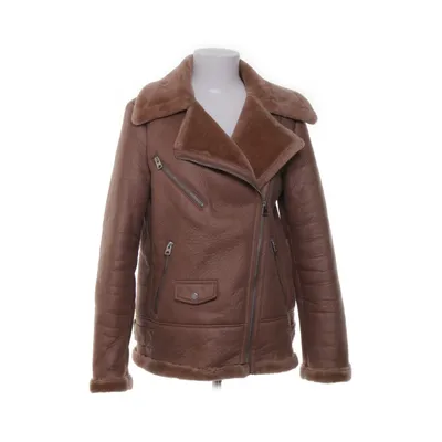 Shearlingjacka (Brun) från Vero Moda Polyester, Polyuretan