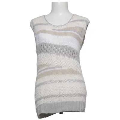 Slipover (White, Gray, Beige) from Coldwater Creek Acrylic, Cotton, Polyamide