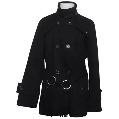 Trenchcoat (Zwart) van Vestino