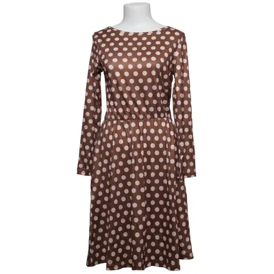Kjole (Brun, Hvid) fra Misslook Bomuld, Polyester