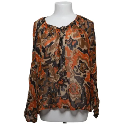Blouse (Orange, Marron, Noir, Multicolore) de Même Road Fibre métallique, Viscose