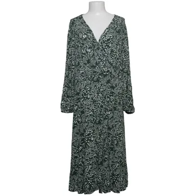 Dress (Green, White) from Indiska Elastane, Viscose