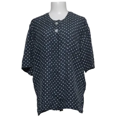 Short sleeve shirt (Blue, White) from Studio Line Silk