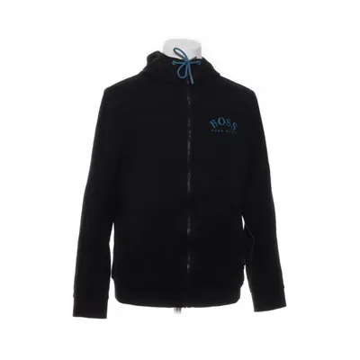 Huvtröja (Svart, Blå) från Hugo Boss Elastan, Polyamid, Återvunnen bomull