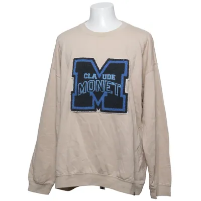 Sweatshirt (Beige, Blå) fra Vintage Supply Bomuld, Polyester