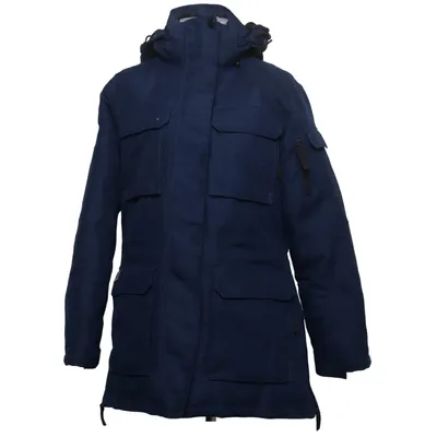 Parka (Blauw) van Cross Sportswear Acryl, Dons, Veer, Polyester