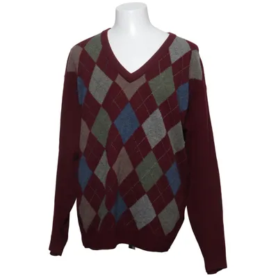 Pullover (Rød, Flerfarvet) fra Bex Uld