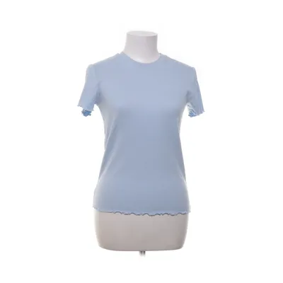 T-shirt (Blauw) van Pieces Elastaan, Polyester, Viscose