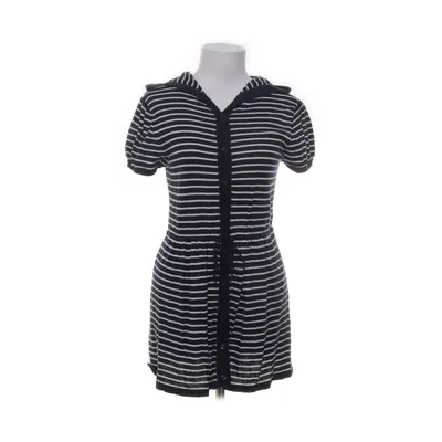 Capuchon jurk (Blauw, Wit) van Flash Katoen