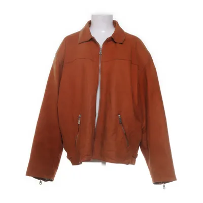 Läderjacka (Orange) Skinn, Polyester