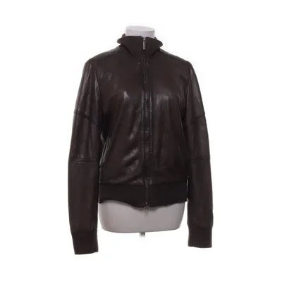 Läderjacka (Brun) från Marc O'Polo Bomull, Skinn, Polyester