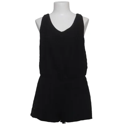 Jumpsuit (Black) from Xhilaration Cotton, Polyamide, Polyester