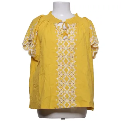 Topp (Gul, Vit) från Encuentro Bomull