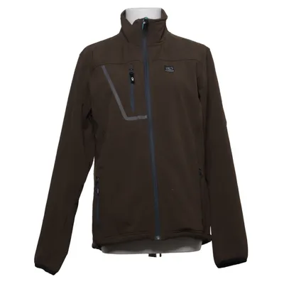 Softshell jacket (Brown) from The Cat Man Doo Elastane, Polyester