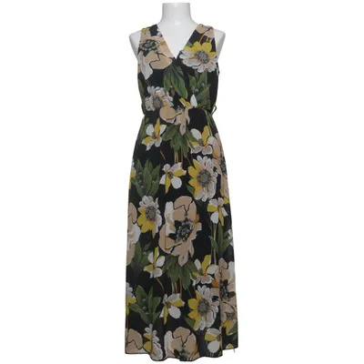 Robe longue (Noir, Multicolore) de New Collection Élasthane, Polyester, Viscose