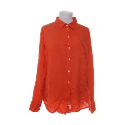 Shirt (Oranje) van Lindex Viscose, Linnen