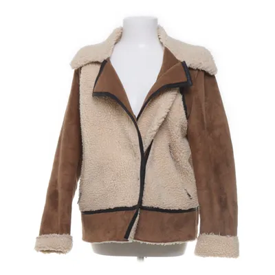 Shearlingjacka (Brun, Beige) från Bik Bok Polyester