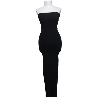 Maxi dress (Black) from DSGN Cotton, Elastane