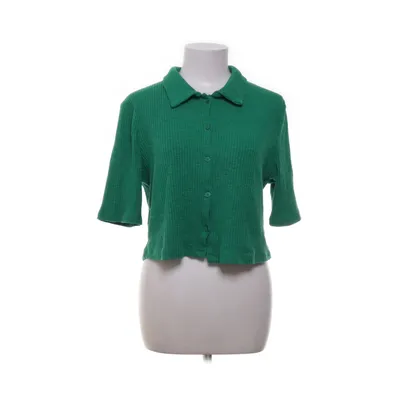 Topp (Grön) från H&M Modern Classic Bomull, Elastan, Polyester