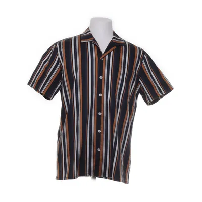 Kortärmad skjorta (Blå, Brun, Vit, Svart) från Woodbird Bomull, Elastan