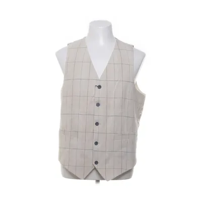 Suit vest (Beige, Blue) from Gianni Feraud Cotton, Linen, Polyester