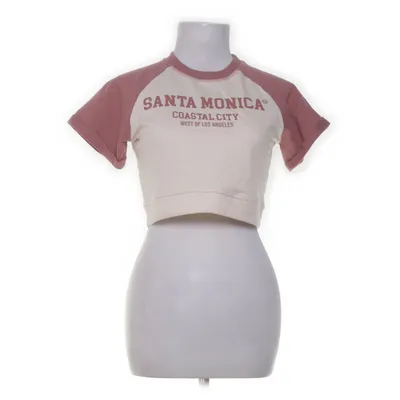 Crop top (Beige, Röd) från Plus Bomull, Polyester